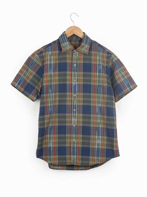 Olive Madras Shirt